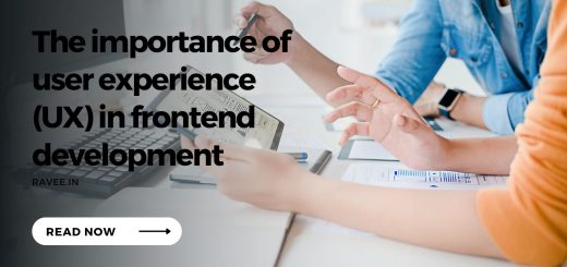 The importance of user experience (UX) in frontend development